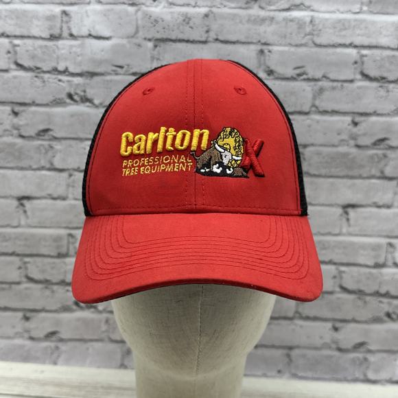 Carlton Professional Tree Equipment Mesh Back Adjustable Cap Hat Tru Timber Camo - Picture 1 of 6